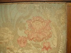 Liberty & Co. An Arts & Crafts Oak settle with fabric of The Silver Studio's - Thumbnail 12