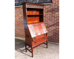 Shapland & Petter. A fine Arts & Crafts bureau bookcase - Thumbnail 1