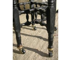 Woof and Whitaker of Sheffield. An Aesthetic Movement gilt and ebonised sidetable - Thumbnail 6