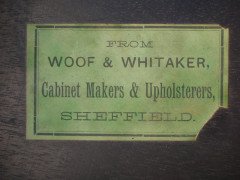 Woof and Whitaker of Sheffield. Aesthetic Movement gilt and ebonised sidetable - Thumbnail 9