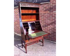 Shapland & Petter. A fine Arts & Crafts bureau bookcase - Thumbnail 4