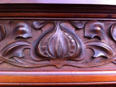 Shapland & Petter. A fine Arts & Crafts bureau bookcase - Thumbnail 9