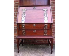 Shapland & Petter. A fine Arts & Crafts bureau bookcase - Thumbnail 14