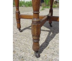 Bruce Talbert for Garnetts of Warrinton. A quality Gothic Revival Oak side table - Thumbnail 11